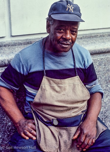 Shoeshine Man, New York, New York, 1972