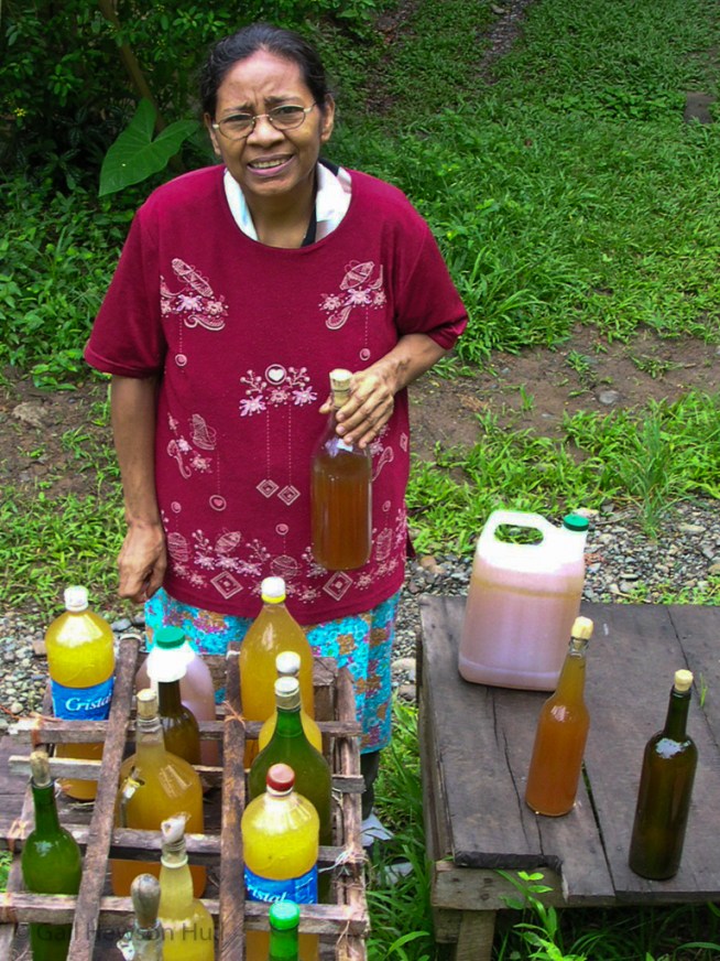 Honey and juice seller, Puerto Viejo, Costa Rica, 2006