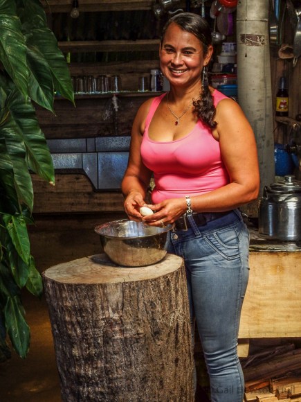 Yamileth, tortilla maker and restaurant owner, Cerro Pittier, Costa Rica, 2016