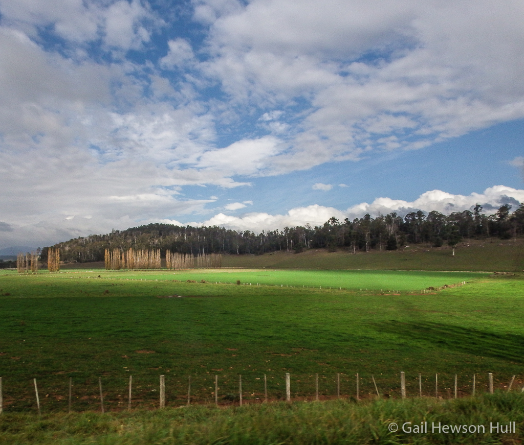 Inland ranch country. 